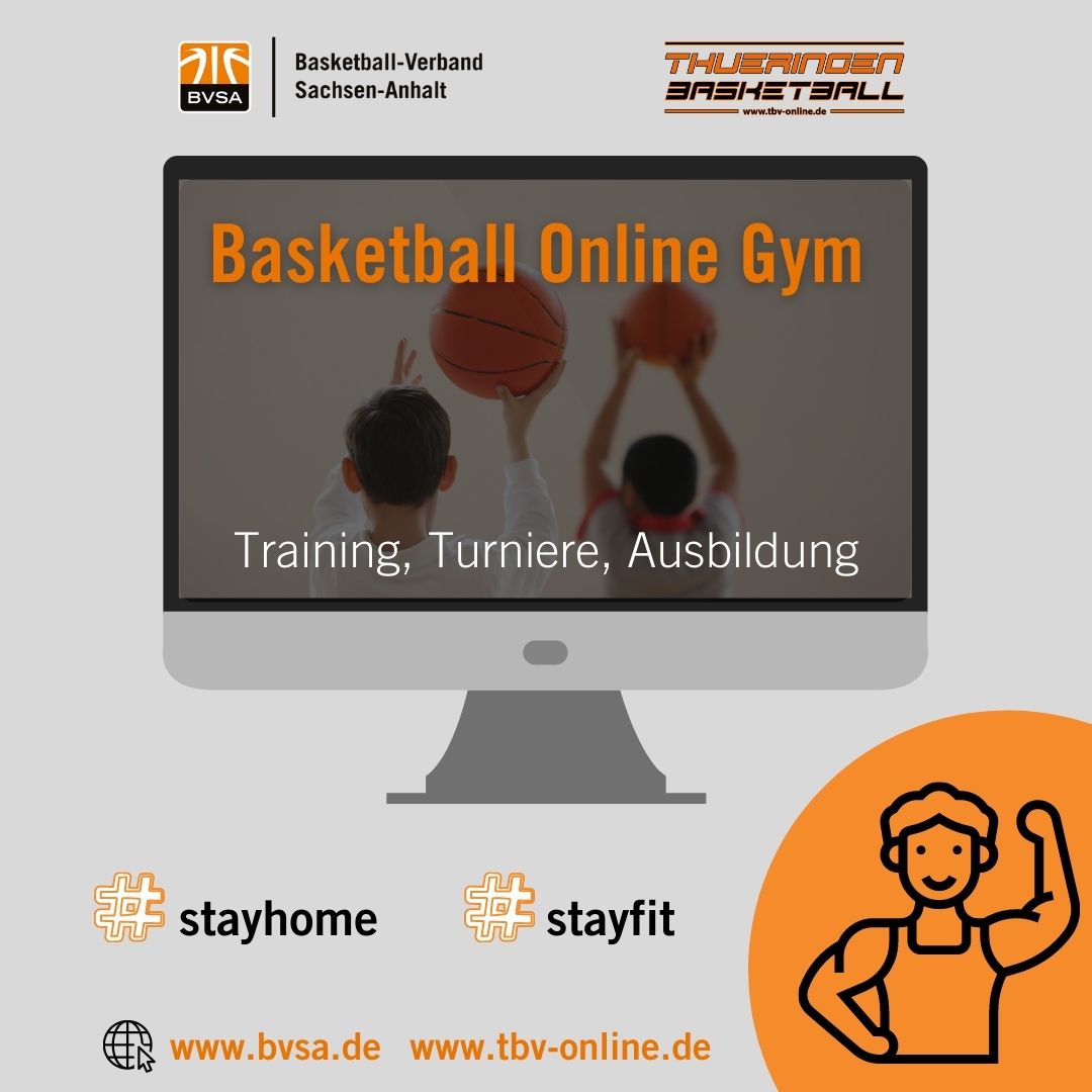 Ab sofort öffnen <a href="/bvsa_basketball/">bvsa_basketball</a> und  <a href="/tbv_basketball/">thueringen.basketball</a>
 ihr "Basketball Online Gym". tbv-online.de/news/detail/bv…  #basketball #sachsenanhalt #thueringen #gemeinsam #gegen #corona #stayhome #stayfit