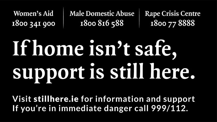 DeptJusticeIRL's tweet photo. ⚠️The 5km travel restrictions do NOT apply to victims fleeing domestic or sexual violence. Support is #stillhere for you at all times.
Visit 👉 https://t.co/FBOtr3ujXC https://t.co/PdTaTFfg8J