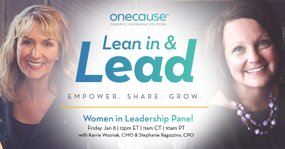 OneCause's tweet image. We're kicking off the new year with Women in Tech at OneCause! Today #OneTeamOneCause got together to hear from CMO Karrie Wozniak and CPO Stephanie Ragozzino. We learned about their path to OneCause, their why's, insights as leading women in tech, and much more!