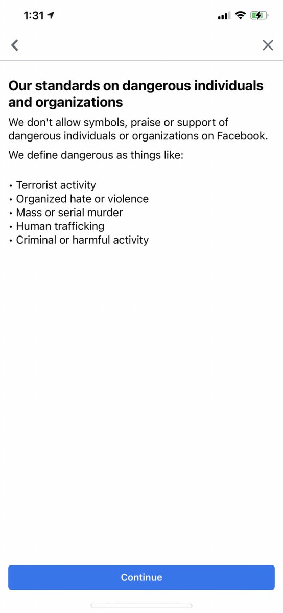 zosima_sinner's tweet photo. As our country is taken over by communist Facebook is actively banning our pages and events on their platform, labeling us as terrorist.
#stopthesteal #censorship #CancelCulture #BigTechCensorship #PatriotPartyRising https://t.co/ElggW0exaF