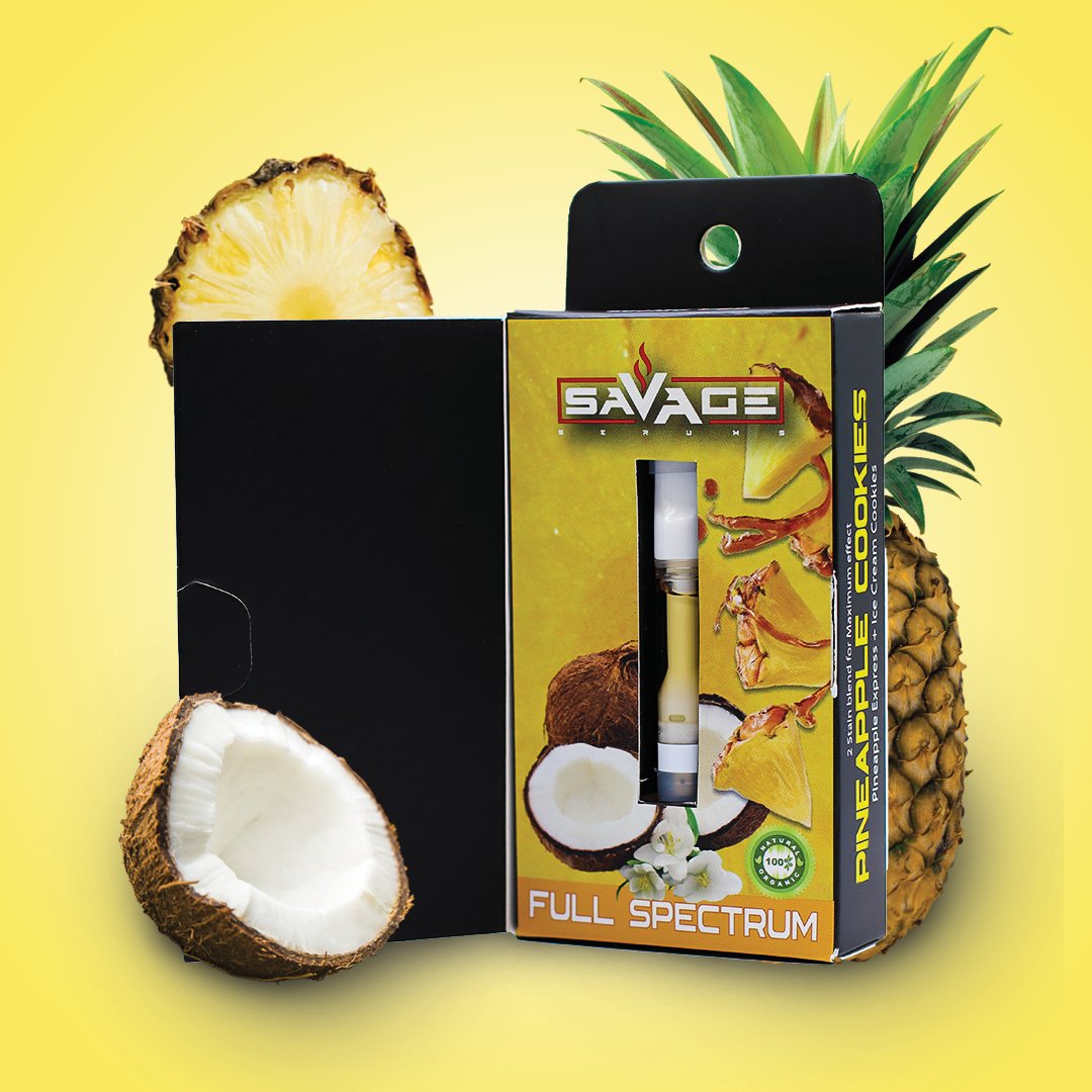 savageserums's tweet photo. Pineapple Express &amp; Ice Cream Cookies in 1 cart.. taste is so delicious.... #cbd #pineappleexpress #icecreamcookies #hemp #savageserums https://t.co/QBIzxGWlXH