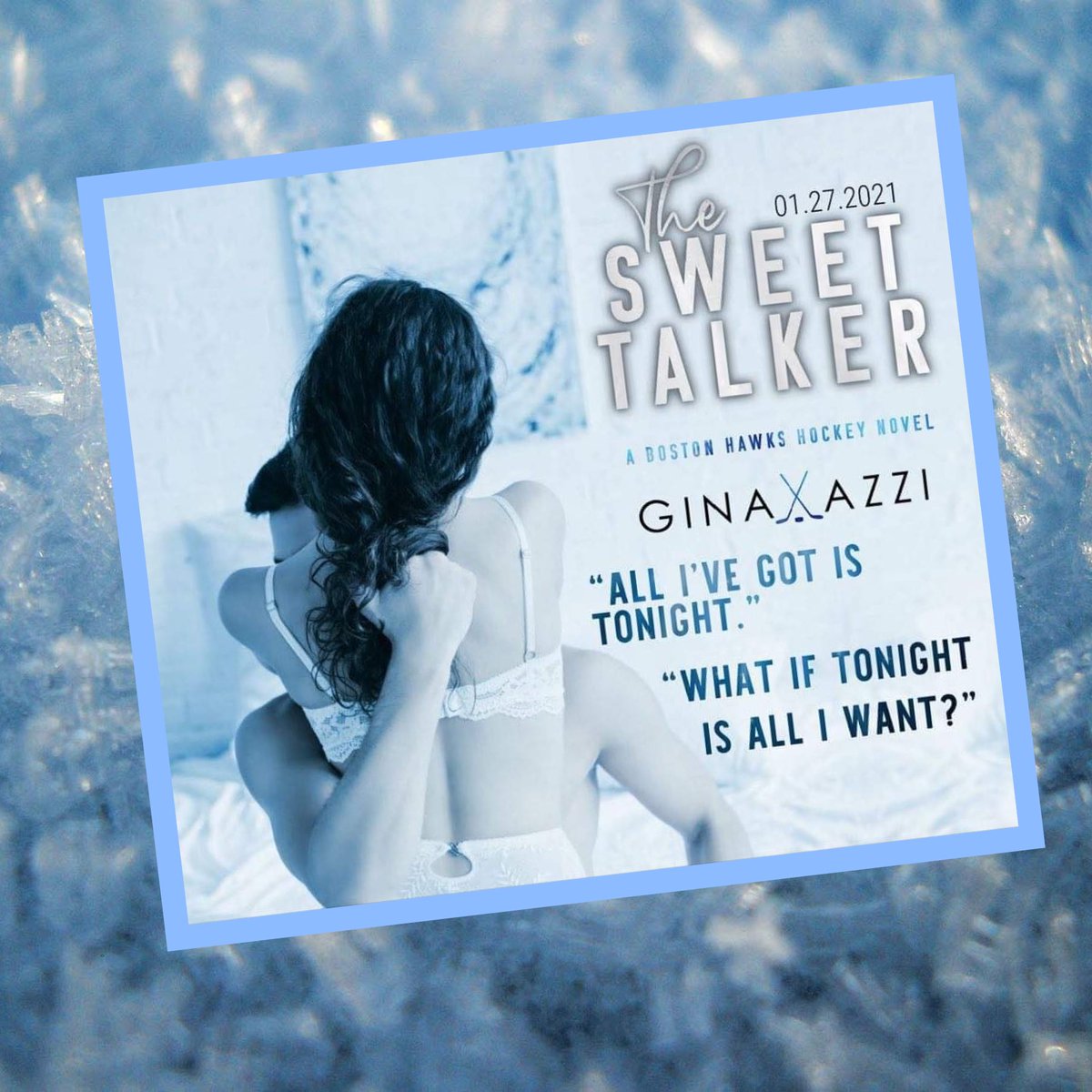 THE SWEET TALKER by @gina_azzi is coming 1/27!
PREORDER THE SWEET TALKER TODAY!
Amazon: bit.ly/TheSweetTalker…
Amazon Universal: mybook.to/TheSweetTalker
Apple: bit.ly/TheSweetTalker…
Nook: bit.ly/TheSweetTalker…
Kobo: bit.ly/TheSweetTalker…
Google: bit.ly/TheSweetTalker…