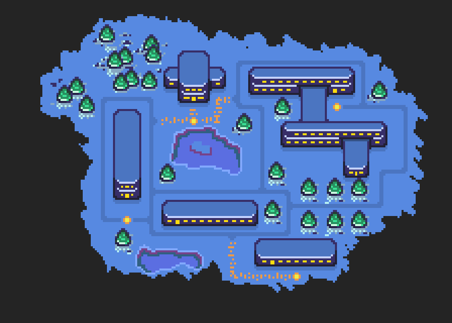 sketchwhale's tweet photo. Map work. WIP. Mixing my alma mater and the campus of where I studied in Japan.

Initial try on the left was randomly put together, but the right one came about after talking to my gf. @Duffadash and @gnomeslair  were of help too

#gamedev | #oricana | #pixelart | #architecture https://t.co/YtJpTy00Av