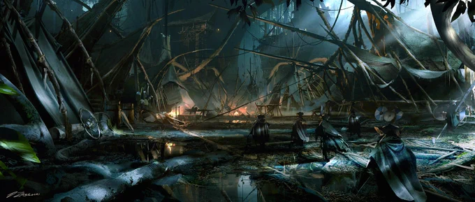 Level design process for Mouse Guard movie 