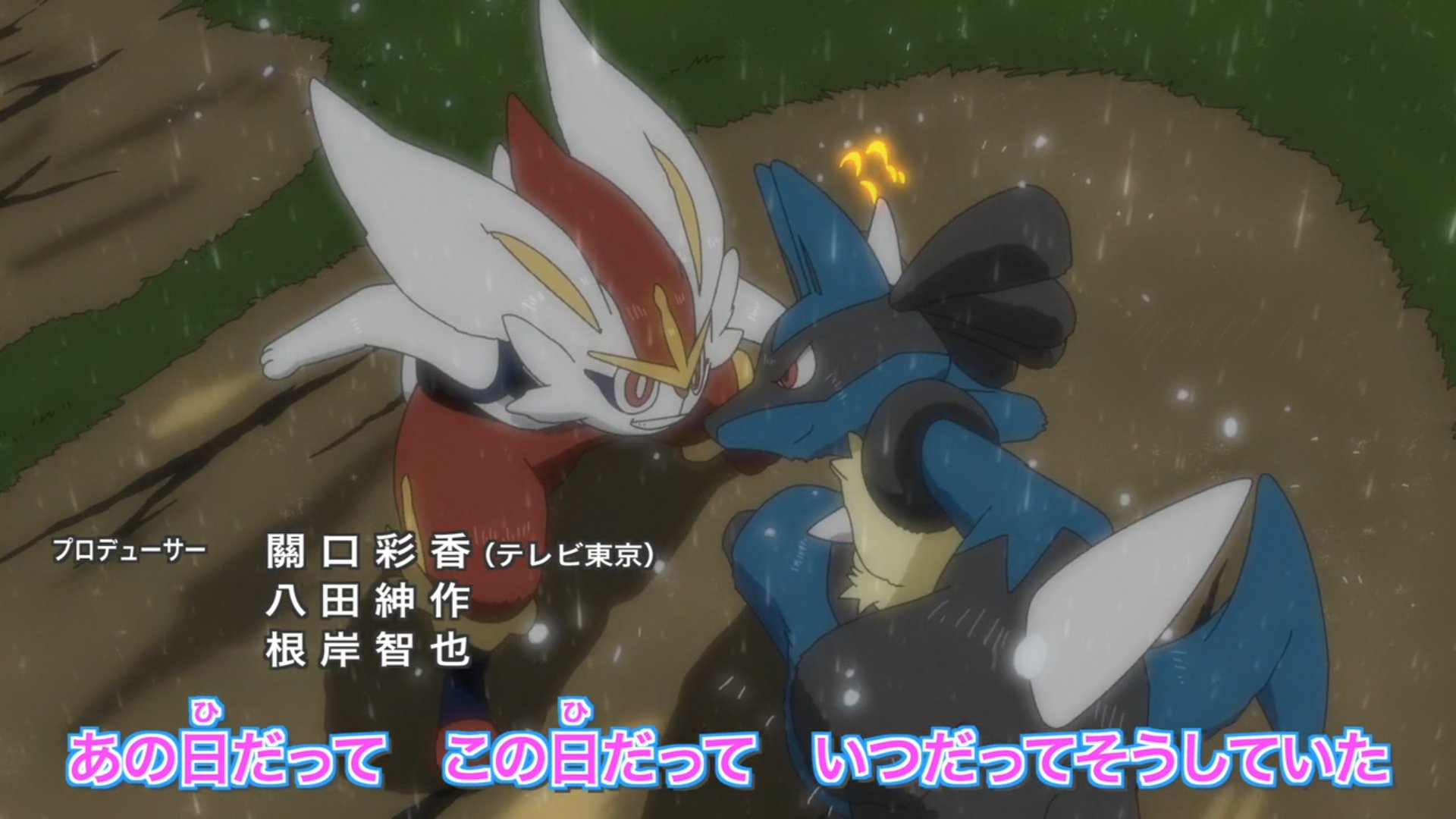 Lucario Cinderace On A Break Headcanon 6 Cinderace And Lucario Often Train Together Sometimes Cinderace Is Being Playful And He Tries To Flirt With Lucario At First Lucario Is