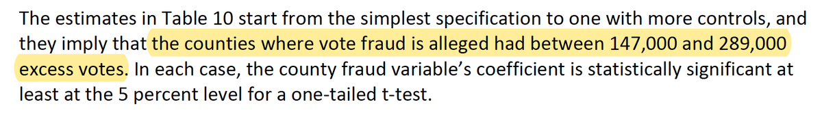The second part of his paper looks at county-level turnout in 9 states. It purports to show that turnout was inexplicably high in 19 counties where, after the election, Republicans claimed that fraud had taken place.