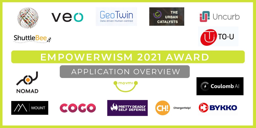shared_mobility's tweet photo. Judging is now well underway for our #EmpowerWISM 2021 Award! ๐
We received 15 applications in total and decided to give you an overview of the entrants that applied in our latest blog post: https://t.co/DoXULnywos
#sharedmobility #mobilityaward #womeninmobility https://t.co/U2SERbUrgu