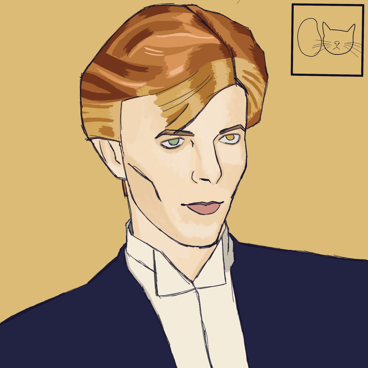 mangocat97's tweet photo. Today its David Bowie’s birthday!
#DavidBowie https://t.co/Aswn2ixcOr