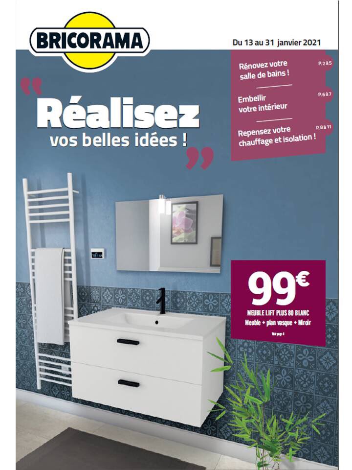 BricoramaP's tweet photo. Dès ce mercredi 13 janvier découvrez notre nouveau catalogue https://t.co/oYOMWDvj55