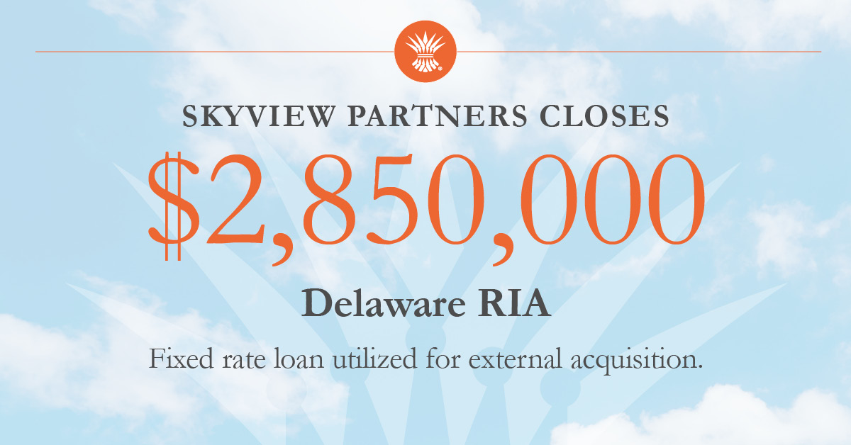 adhasler's tweet photo. This is our second loan closing for @SkyViewPartners in the first week of 2021! #ria #fixrate #loanclosing #acquisition https://t.co/HXr3pIq4O2