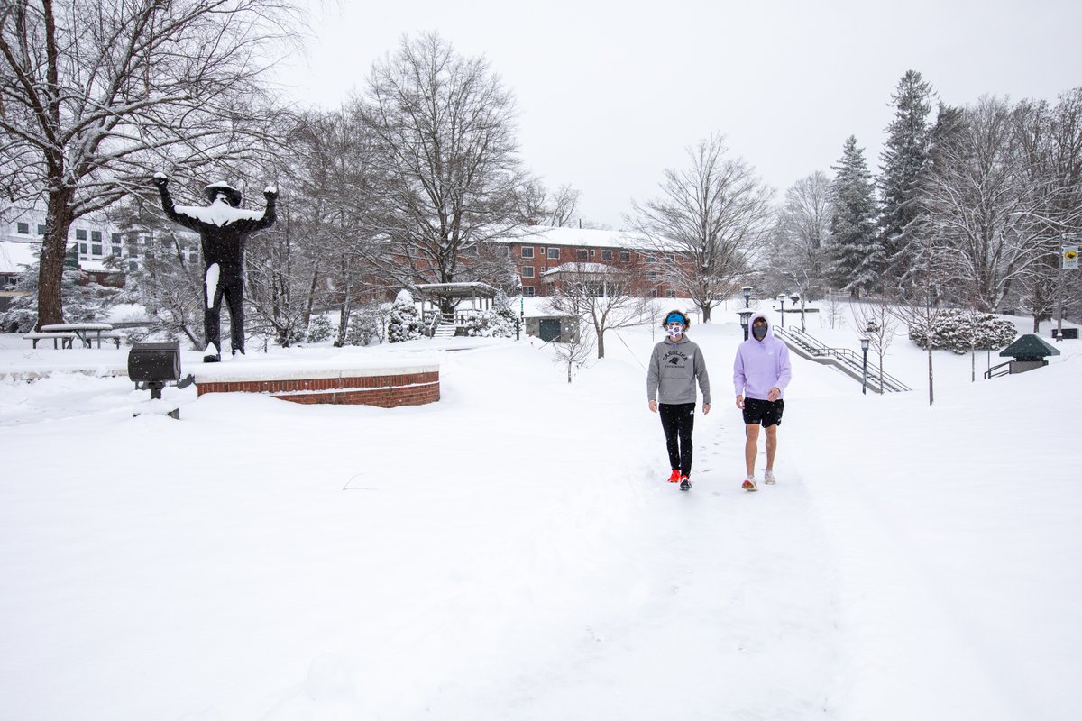 "My legs don't get cold." Tag a Mountaineer who wears shorts in the snow. We like your style, Jackson!