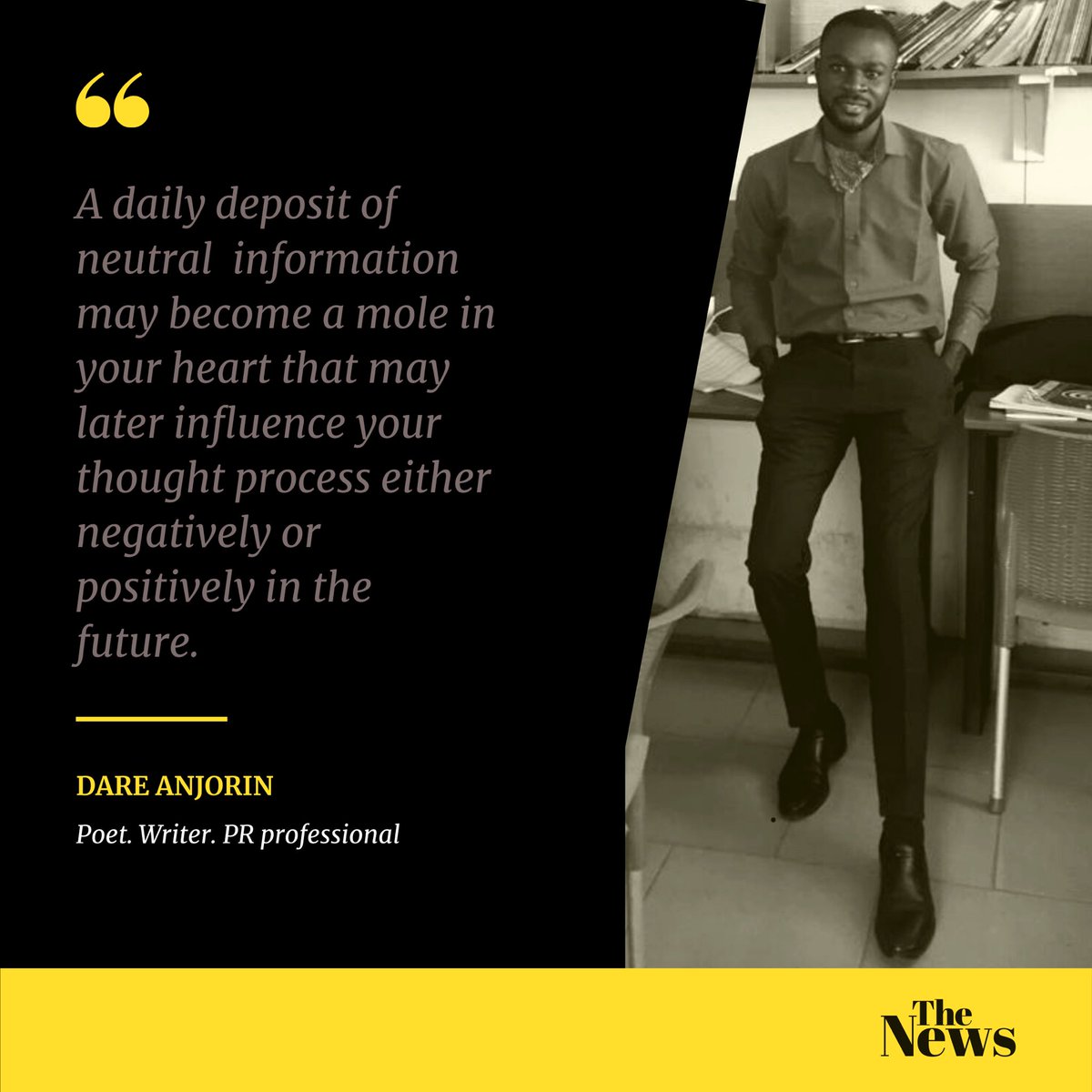 dreaycom's tweet photo. A daily deposit of neutral information may become a mole in your heart that may later influence your thought process either negatively or positively in the future.
#AstonVilla #chimamanda #prtips #cmoore #COVID19 #media #nipr #anjorindare #mediapananche #Mediapro https://t.co/gmuUvc7juP