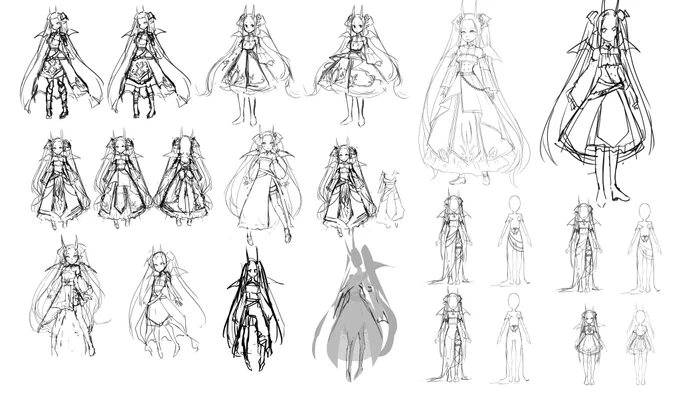 since I've revealed the outfit I can post all the ideas I had before choosing it! 
it made me so frustrated to decide on one ? 