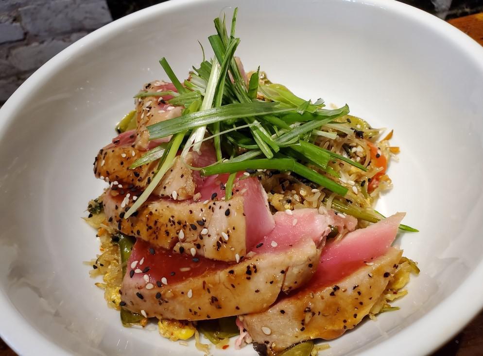 AleHouse_1890's tweet photo. It's the weekend! The year of the Stout is well underway. Tonight will be your last chance to stop in and try Rhinegeist Night Whale aged in Ardbeg scotch barrels. Chef Alissa has created a great Asian special tonight. Ahi Teriyaki Bowl, 24.95. Ahi tuna seared to rare and finishe https://t.co/JB5SAEg2nB