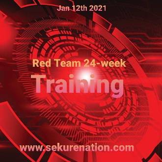Once a year 24 week Red Team course, and you have at 25% off discount code: S3KureH8ck1ng

sekurenation.com 

#cyber #IT_Education #explore #education #stem #cybernews #usaf #cybersecurity #success #motivation #instagood #following #tech #technology #veterans #knowledge
