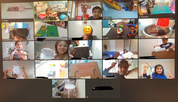 MissLittleton2's tweet photo. After reading “How To Catch A Snowman”, my students created their own snowman traps using materials they could find at home! No snowman is safe this winter👀⛄️ https://t.co/Ye7TgjN7v4