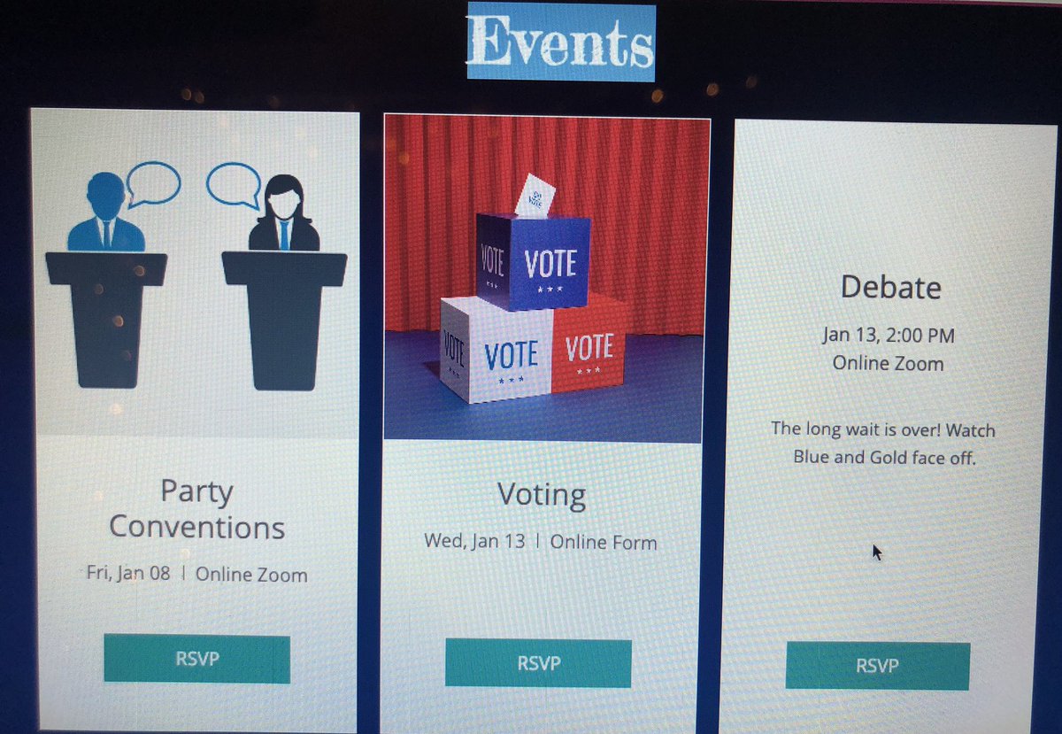 Congratulations to both the <a href="/goldparty2020/">goldparty2020</a> and <a href="/2020blueparty/">2020 Blue Party</a> for an outstanding convention today! So proud of you! Thanks to all who came to support our students! @RichHayzler <a href="/MrJBermudez/">James E. Bermudez</a> <a href="/MsDooley_PTHS/">Amanda Dooley</a> @beth_sheridan6 <a href="/pthsnation/">Pequannock Township High School</a> <a href="/MichaelPortas/">Michael Portas</a> <a href="/honig_a/">FBLA</a> <a href="/MsKDahlin/">Katelyn Schreck</a> #nocknation