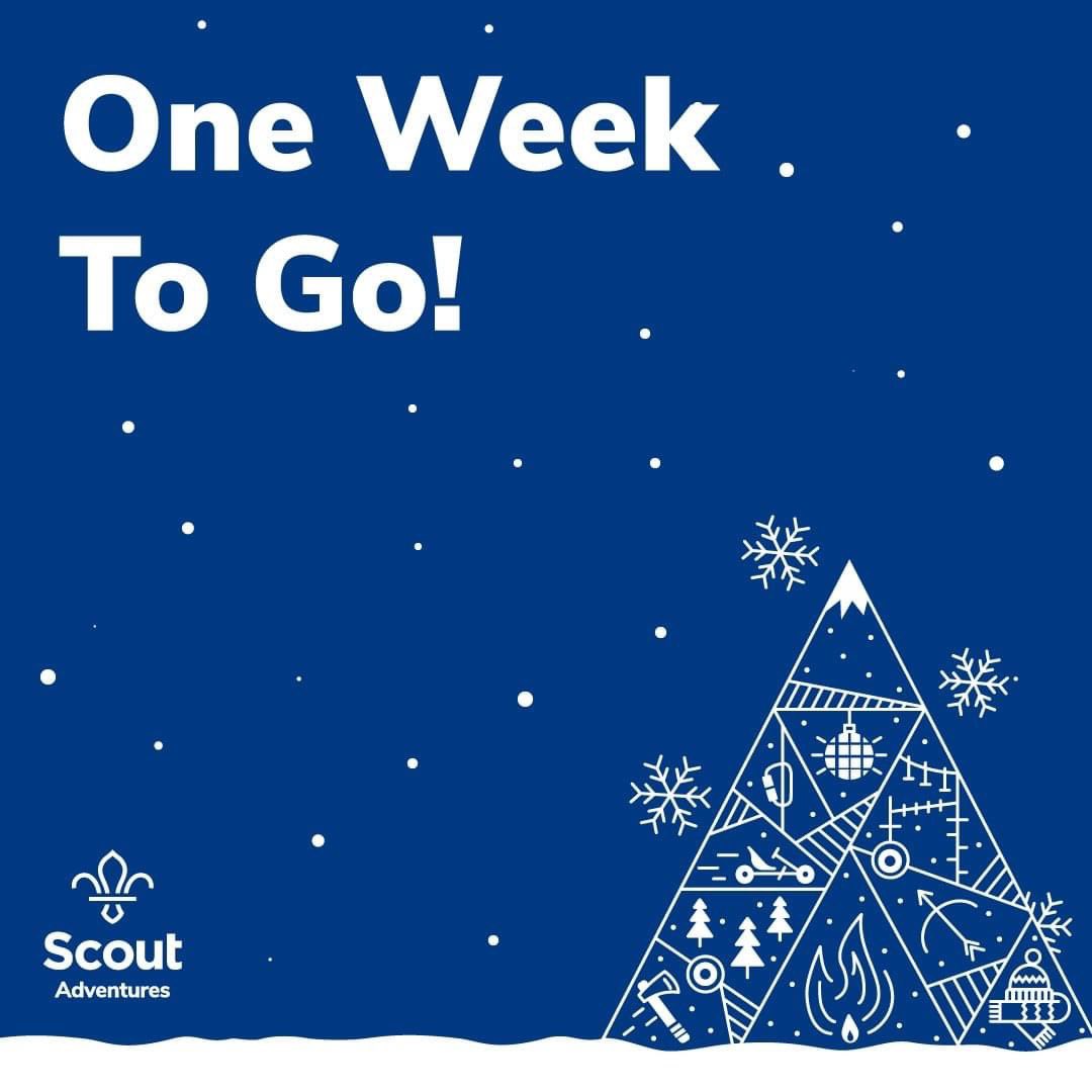 We are so excited for our annual <a href="/hhwintercamp/">Scout Adventures Hawkhirst Wintercamp</a>! It’s going to be a cold and fabulous weekend. #skillsforlife