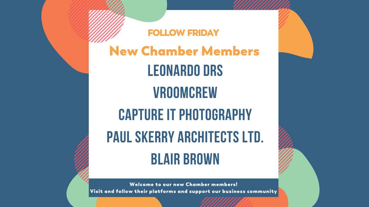 halifaxchamber's tweet photo. Special welcome to our New Year new Chamber members! They're starting 2021 on the right foot by joining our membership and its perks including exposure, advocacy, networking and top-tier benefits. 

Follow them and support our local business community. @LeonardoDRSnews @VroomCrew https://t.co/kmbMSBiteL