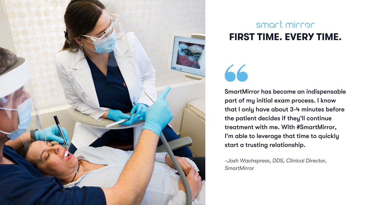 Have you ever stopped to think about your first impression? 🤔

Learn more  👉smartmirror.dental  

#FirstImpression #DentalTreatment #FirstTimeEveryTime #PatientTrust #BuildingTrust #FunAtTheDentist #PatientExperience #DentalSmartMirror #DentalMirror