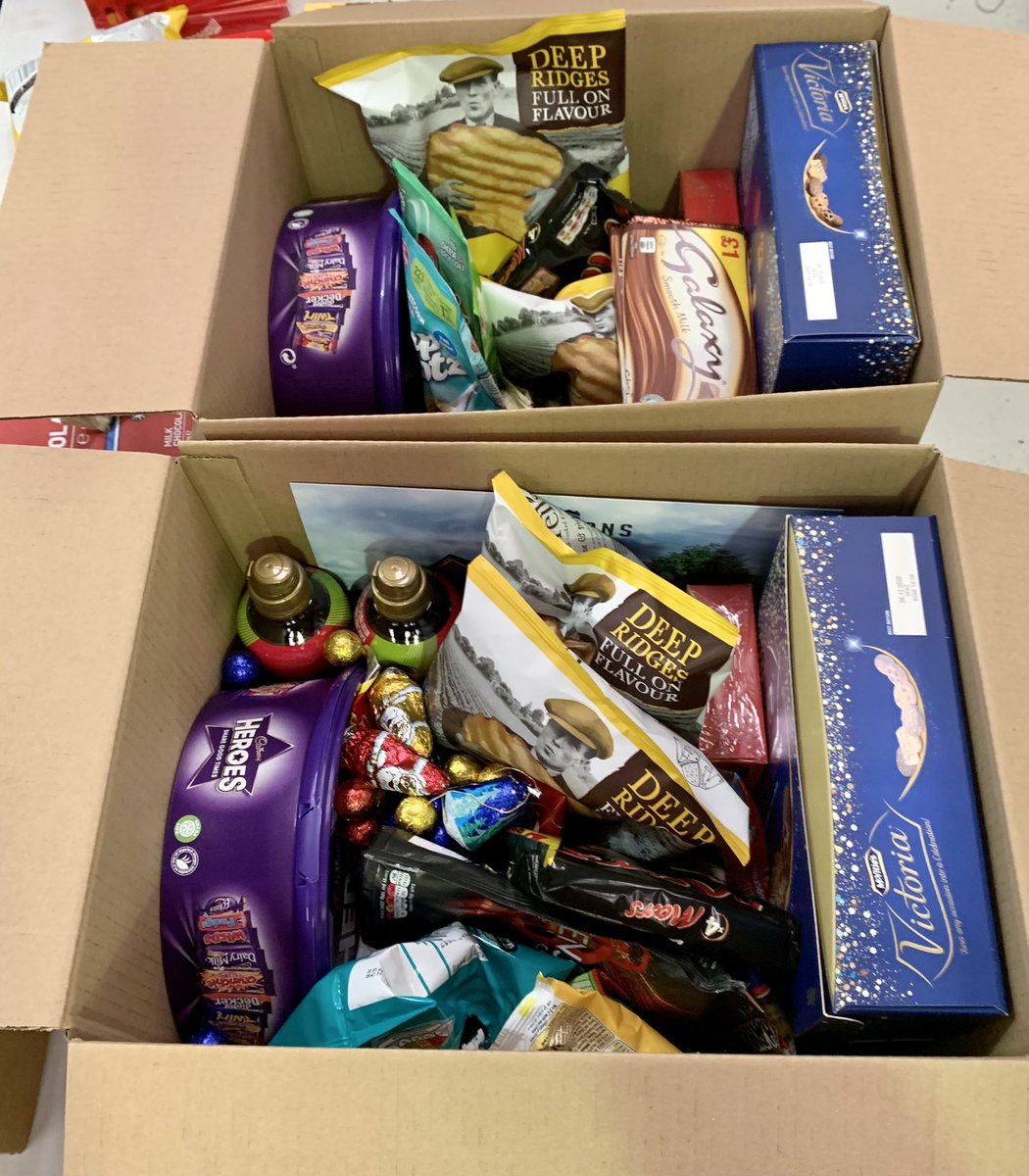 hull4heroes's tweet photo. Care Home Heroes
8 veteran residents  in Priory Grange Care Home &amp; most don’t have any visitors or family, we thought we would cheer them up. 
We packed 8 hampers for them &amp; packed a few cases extra with plenty of goodies for all the staff and residents 
bless you unsung Heroes https://t.co/OM0Q80sRud