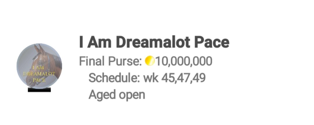 Entries are now open for the first annual I Am Dreamalot pace for aged open pacers.
<a href="/AndPacing/">Off and Pacing</a> <a href="/BadJumpGames/">Bad Jump Games</a> <a href="/40Frein/">Scott</a> <a href="/DreamalotStable/">Dreamalot Stables</a>