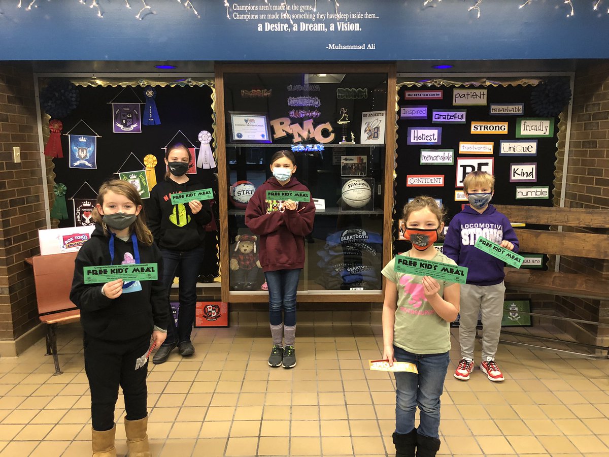 niemeyermr406's tweet photo. Our strength as a school and community comes from leaders like this that make all of us better by their example. Big thanks to Montana Jacks Billings for helping to honor our students with a free lunch! #BeartoothElem #BeartoothSTRONG https://t.co/jQD35pt9Ok