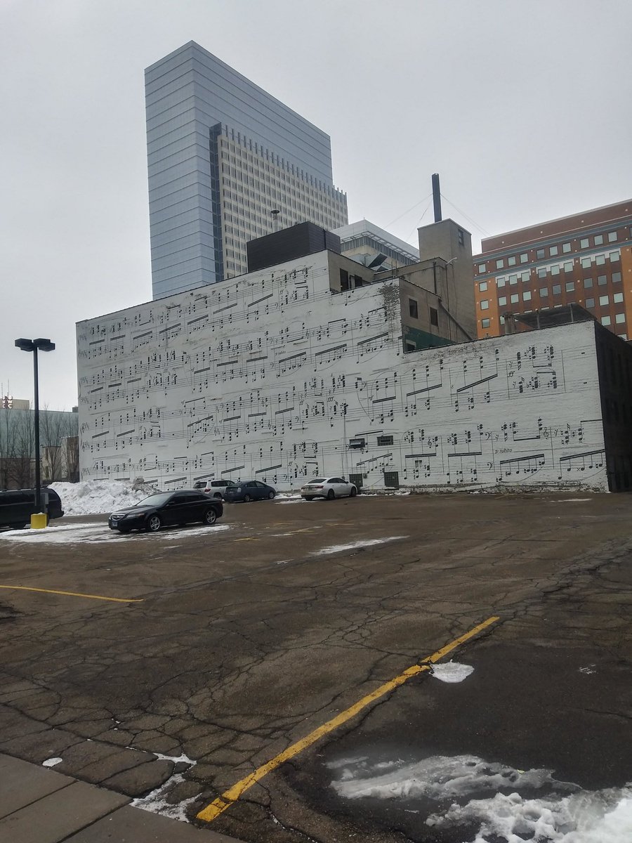 MinnesotaMan976's tweet image. Took a moment on 
Friday January 8th 2021 to snap photos while downtown @CityMinneapolis to capture selfies outside of the 
🎵 &quot;Music 🎶 Note Wall&quot; 🎼

Dined at #DavesDowntown 🍔 which is located on the 2nd floor of &quot;The #OracleCenter&quot;

#MinnesotaMatters #MusicNoteWall #rtITbot