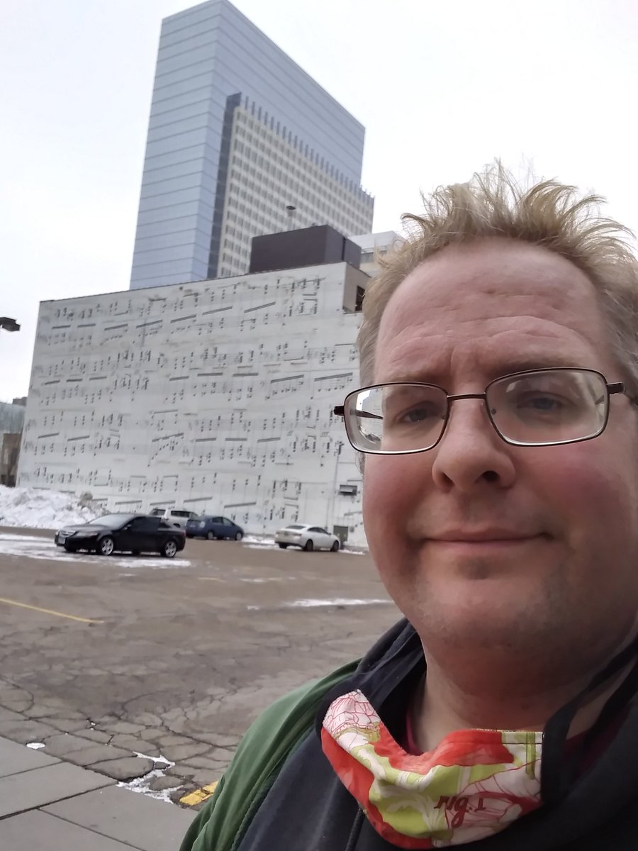 MinnesotaMan976's tweet image. Took a moment on 
Friday January 8th 2021 to snap photos while downtown @CityMinneapolis to capture selfies outside of the 
🎵 &quot;Music 🎶 Note Wall&quot; 🎼

Dined at #DavesDowntown 🍔 which is located on the 2nd floor of &quot;The #OracleCenter&quot;

#MinnesotaMatters #MusicNoteWall #rtITbot