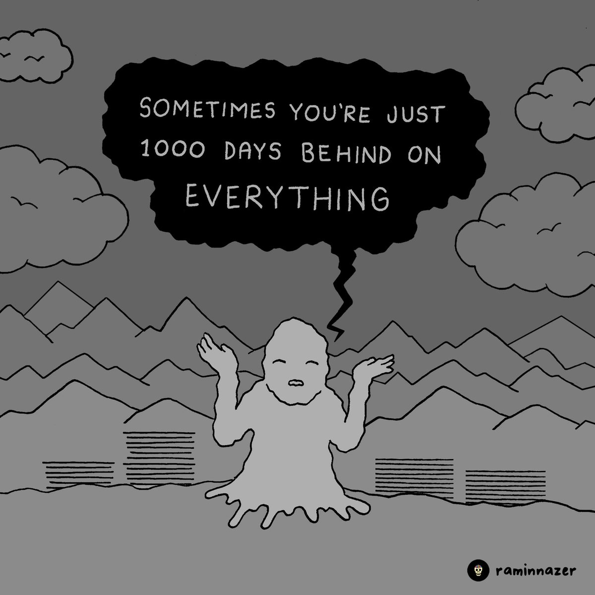raminnazer's tweet photo. Sometimes you’re just 1000 days behind on everything. (https://t.co/xixaHon427) https://t.co/TQvDOgzJkH