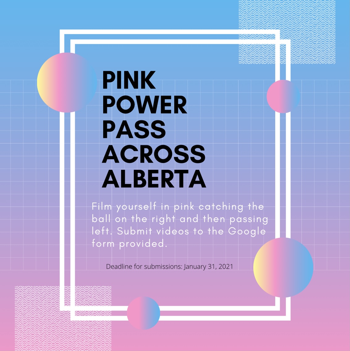 Pink Power!🐺 Submit your videos to the following link by January 31st: docs.google.com/forms/d/1v2ZT3…