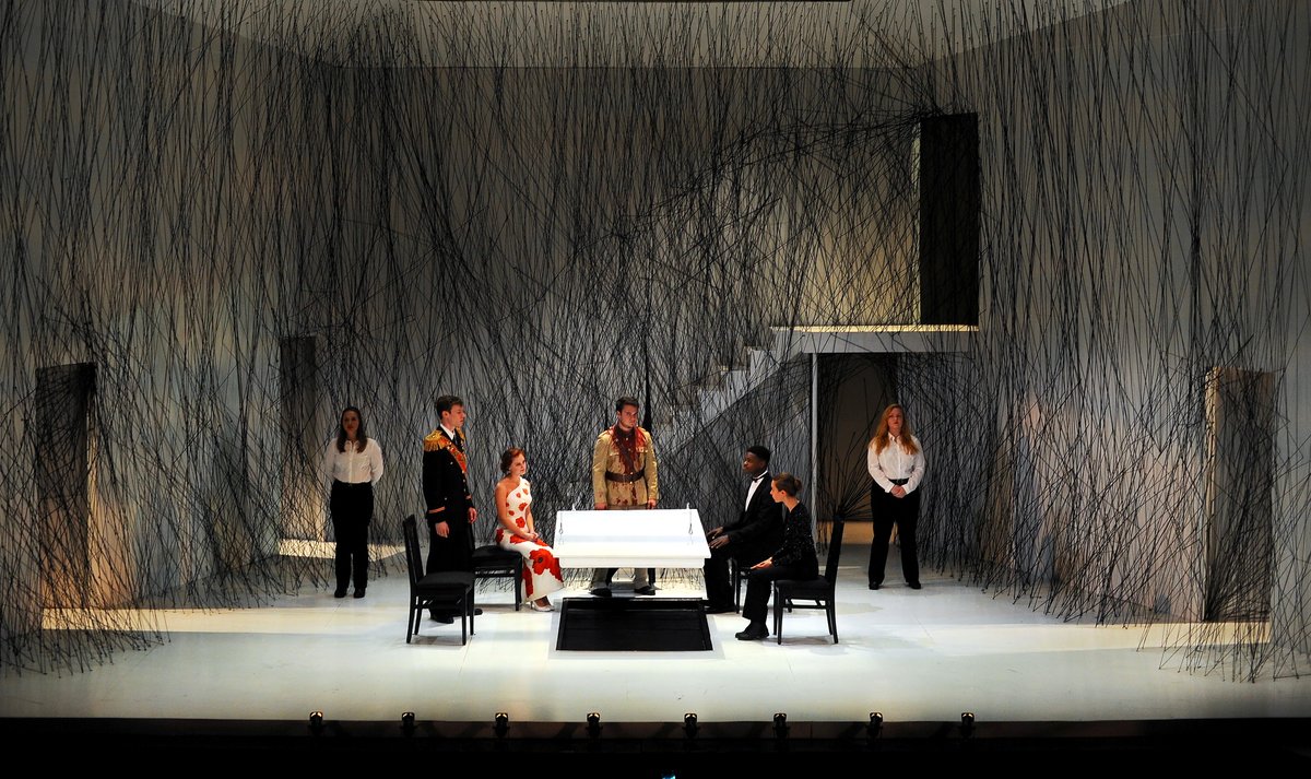 usitt's tweet photo. In the final post of the week for our #PQUSITTDesignSeries, which features designs from the artists who were included in both U.S. exhibits for the @PQ_2019, we have scenic designs from Rob Eastman-Mullins!

#ScenicDesign #Macbeth #WakeForestTheatre #PQ #PragueQuadrennial https://t.co/2iinPw1vpN