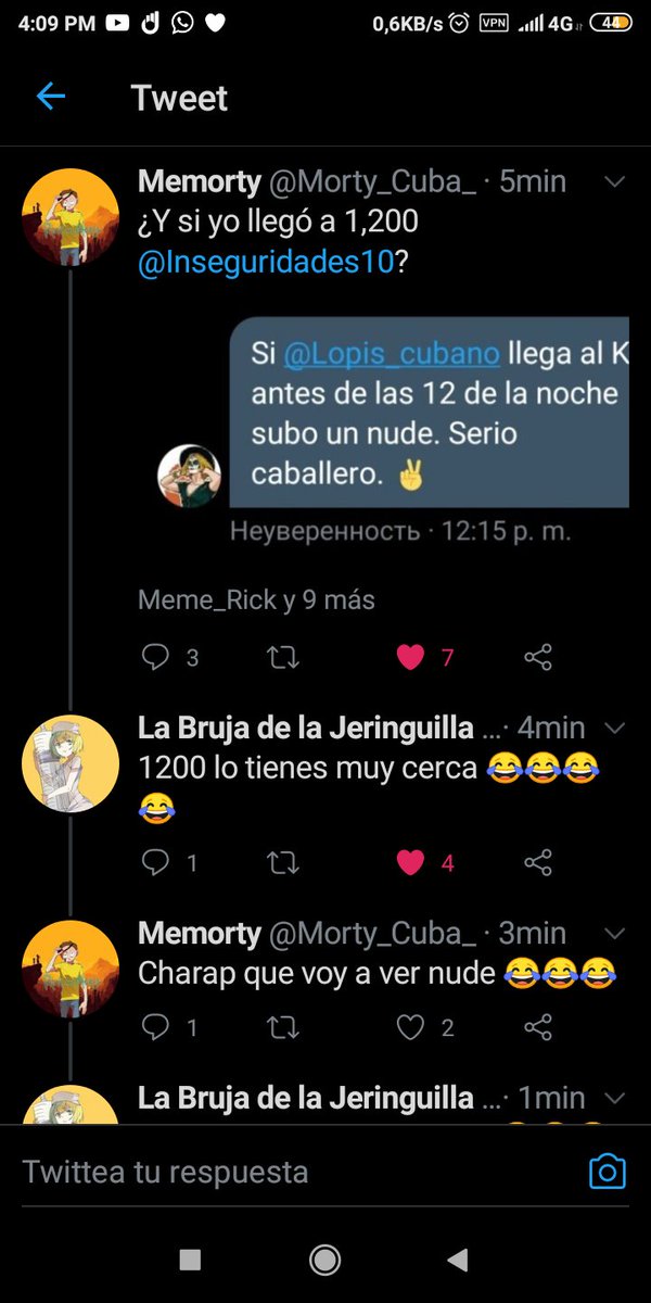 Morty_Cuba_'s tweet photo. Argumento claro mi gente vean las fotos lo dijo ella apoyen ahí den fav y RT https://t.co/xUqwQrBR61