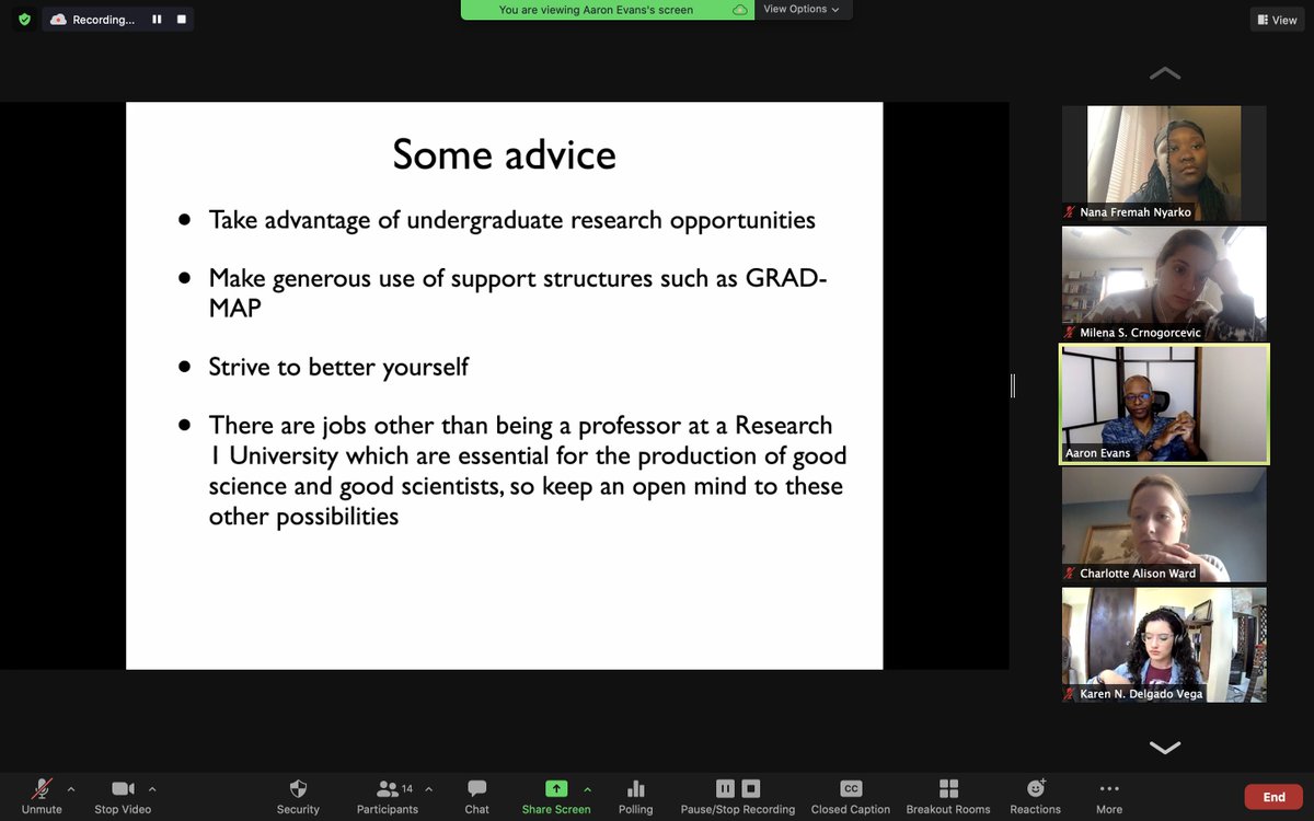 GRADMAP's tweet photo. Today the #GradMapWW21 students got to chat with two amazing scientists, founder of the National Astronomy Consortium Prof. Aaron Evans, and founder of the Fiske-Vanderbilt bridge program Prof. Keivan Guadalupe Stassun https://t.co/XakWnnD49K