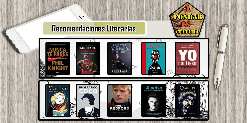 AfondarCultura's tweet photo. @NikeUnleash @IamMariaHesse @mikel_lejarza @fernando_rueda @raimonsamso @Buenafuente @mfcallan #pauloalonso @antonbruquetas #setegonzalez #books #bookstagram #libros #cultureprime #arte #leer #Reading @HarperCollinsIB @RocaEditorial @LumenEdit @Lunwerglibros https://t.co/NiMqgpXq5J