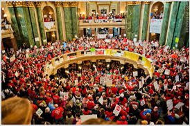 ScottWalker's tweet photo. In 2011, 100,000 occupied the Wisconsin Capitol and square. They defied law enforcement and took over the building. 

Riots and violence are never the answer! https://t.co/Iihg2gCsAH
