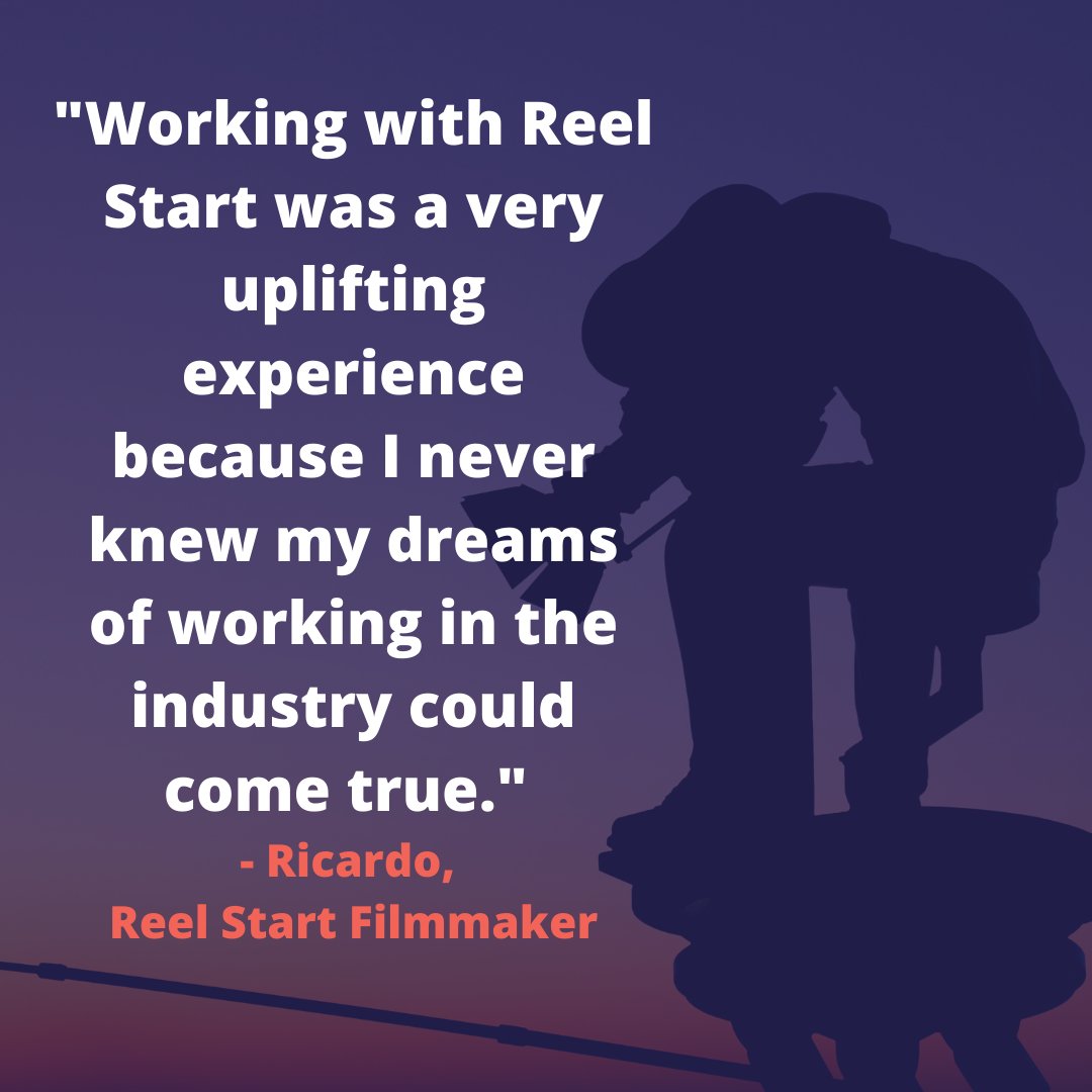 Through meeting working film professionals, the students are able to see that their dreams and goals are within their reach. #journeytoscreen #reelstartvoices