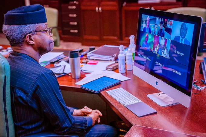 NextLevelAmbas1's tweet photo. @ProfOsinbajo welcomes Microsoft's plan to work with Nigeria to make the country's tech ecosystem the most viable in Africa. This is happening after similar plans &amp; purposes by Google, Facebook &amp;HUAWEI. An imminent &amp;unprecedented economic explosion is near in the sector-Watchout! https://t.co/BJWuj6cqKa