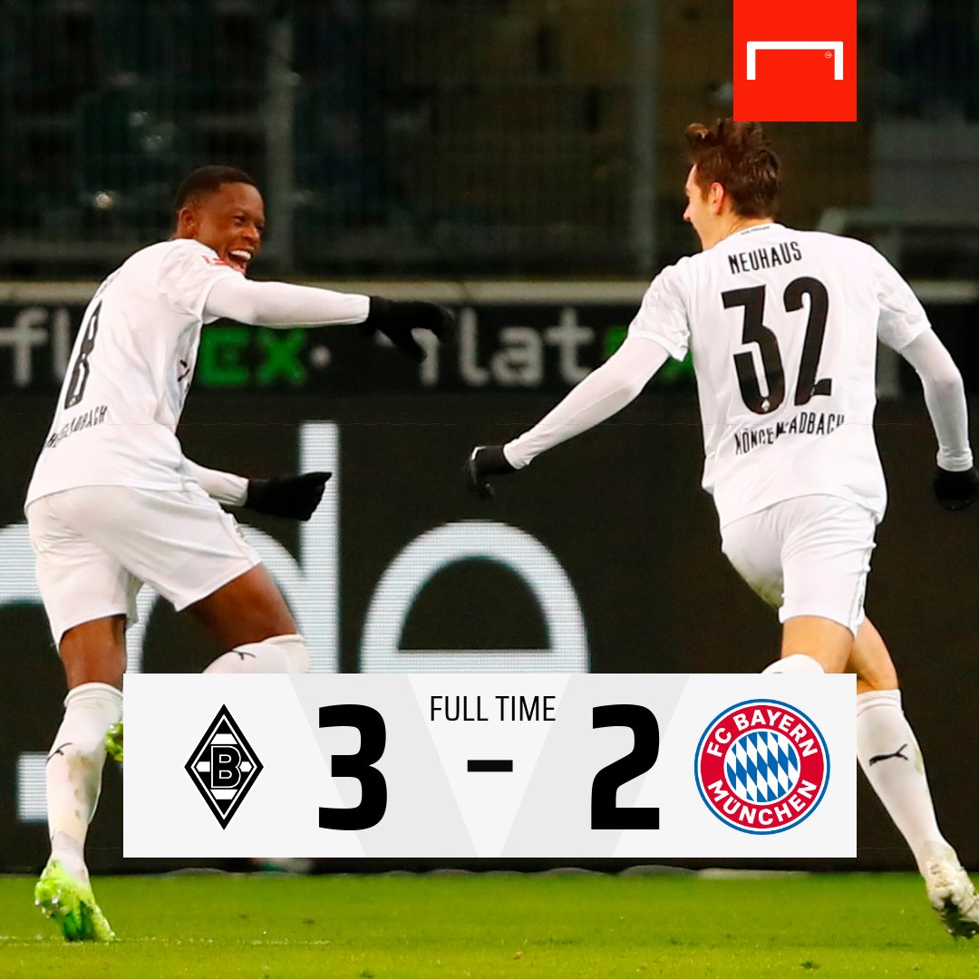 goal's tweet photo. Bayern went 2-0 up after 26 minutes.

They lost 3-2.

🙃 https://t.co/e49OaBhWLC