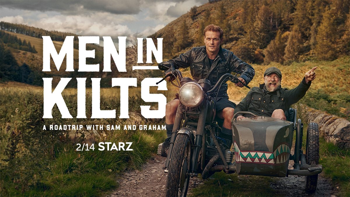 grahammctavish's tweet image. It’s official. Starting on @STARZ 2/14 we navigate the wonders of Scotland with the even greater wonder of survival. @MenInKiltsSTARZ @SamHeughan