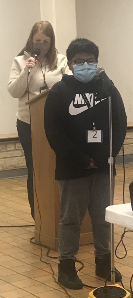 Huskylearner's tweet photo. These are awesome 5th grade spellers @HowardGI Thank you to @TeWestover @keyes_janel @MrsMeganAhrens @sturgillmelinda for the 2021 School Spelling Bee https://t.co/6RUcM8h6RC