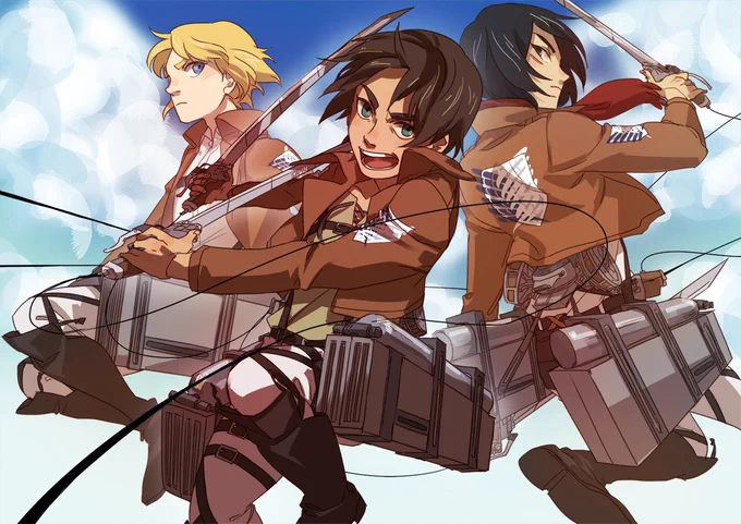 since armin's trending and snk is relevant again for the newest season here's a bunch of old arts from 2013
still love armin, forever eremin 