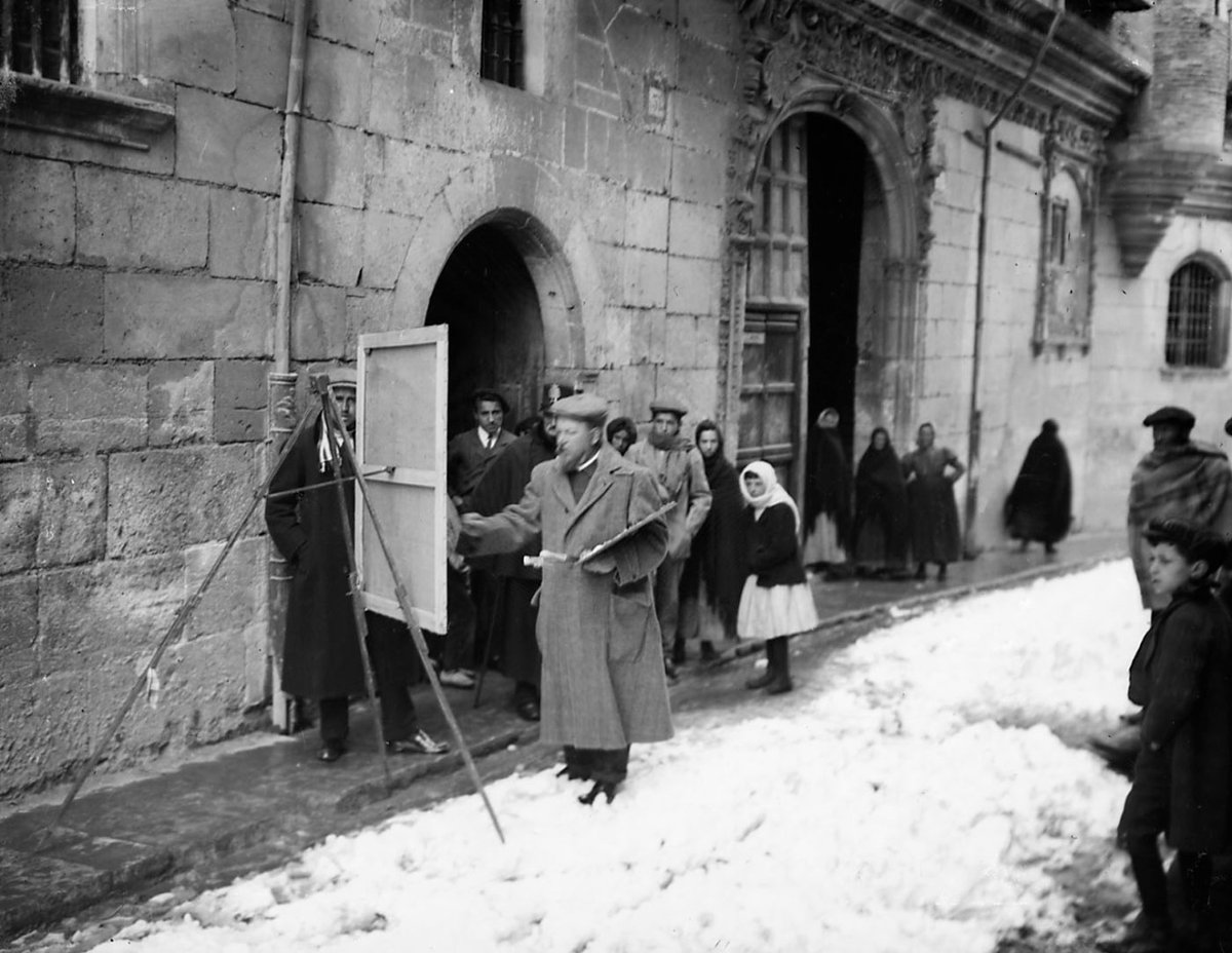 CyLEsVida's tweet image. ❄ Hoy, que la mitad del país está bajo cero, el arte nos lleva a Burgos. 

🌨Allí, una nevada sorprendió en 1910 al pintor Joaquín Sorolla que le inspiró para pintar esta maravilla de cuadros en los que el frío se siente. 

vía @culturagob