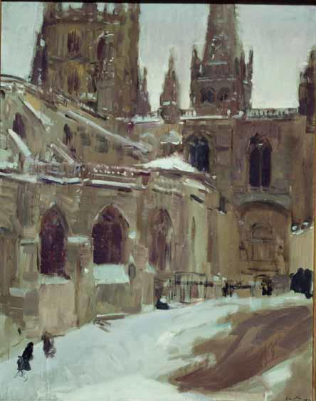 CyLEsVida's tweet image. ❄ Hoy, que la mitad del país está bajo cero, el arte nos lleva a Burgos. 

🌨Allí, una nevada sorprendió en 1910 al pintor Joaquín Sorolla que le inspiró para pintar esta maravilla de cuadros en los que el frío se siente. 

vía @culturagob