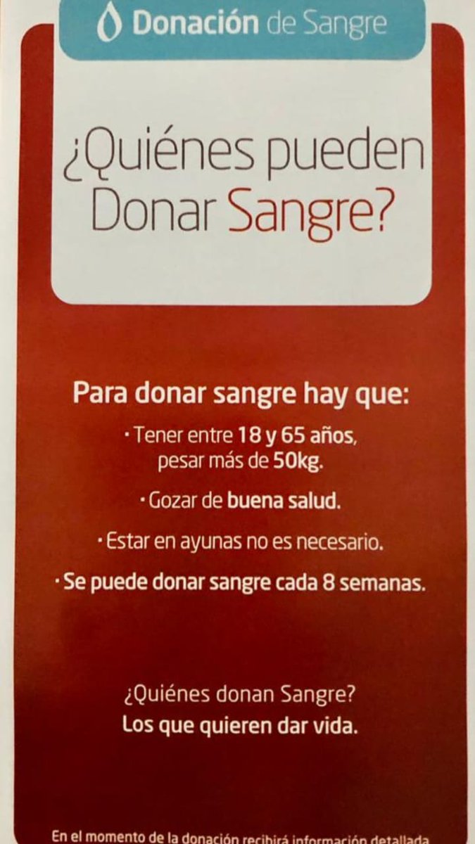 gra_cordobava's tweet photo. ¡¡Atenti gente de CABA!! 

Por favor, ¿pueden compartir?  

Necesitamos dadores de sangre para Pablo (mi hijo mayor)

Para donar es en Entre Ríos 1082 (CABA) en nombre de Pablo Arévalo que está en el Sanatorio Anchorena.
SIN TURNO

¡¡Muchas, muchísimas gracias!! ❤️ https://t.co/qhmvZr9GMu