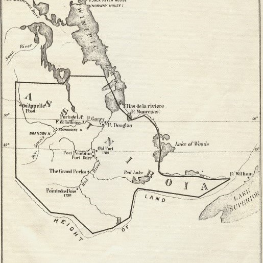 The "Selkirk Purchase" lay over the path of NWC trade routes. On Jan 8, 1814, Selkirk's governor issued the pemmican proclamation prohibiting anyone in Assiniboia from giving provisions to anyone other than the HBC.
