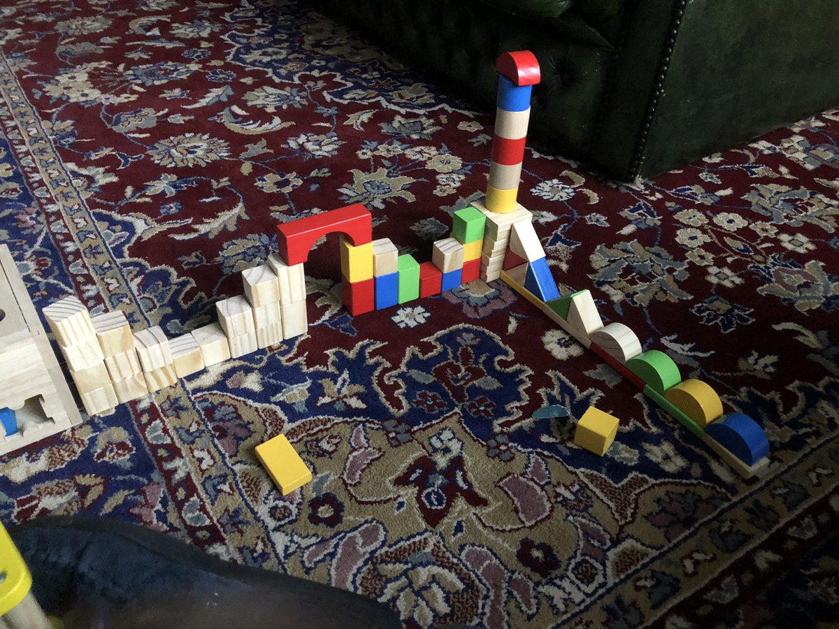 This is my biggest achievement during lockdown with our 11 month old. Demolished two seconds after the photo was taken.