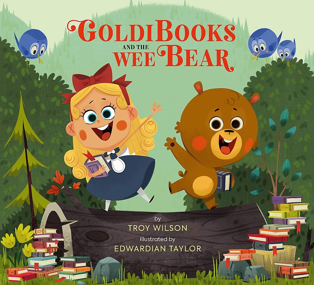 Giveaway: RT to enter to win the Goldilocks retelling of your choice!  GOLDI ROCKS AND THE THREE BEARS or the newly releasing GOLDIBOOKS AND THE WEE BEAR by @TroyStoryToo and <a href="/edwardiantaylor/">Edwardian Taylor</a>  Ends 1/12. (US only)
