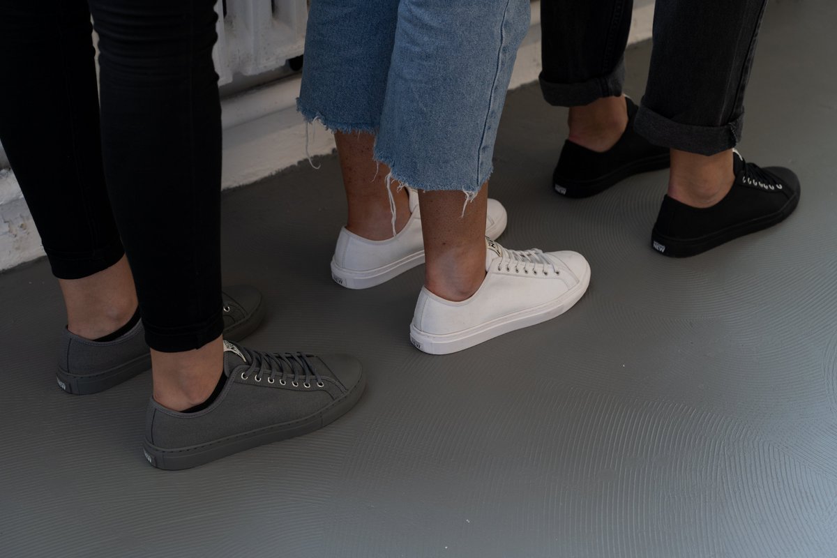 Straight Line To A Cleaner Earth. 

#NothingNew #Sustainable #Sneakers #ZeroWasteGoals