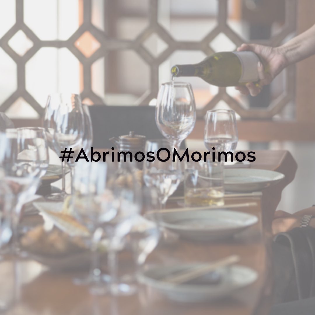 ¡Abrimos o morimos! Escuela Mexicana de Sommeliers apoya a la petición que hace la industria restaurantera para ser considerada actividad esencial y pueda reanudar operaciones. Súmate y firma la petición . chng.it/vGsTgDX5
#AbrimosOMorimos